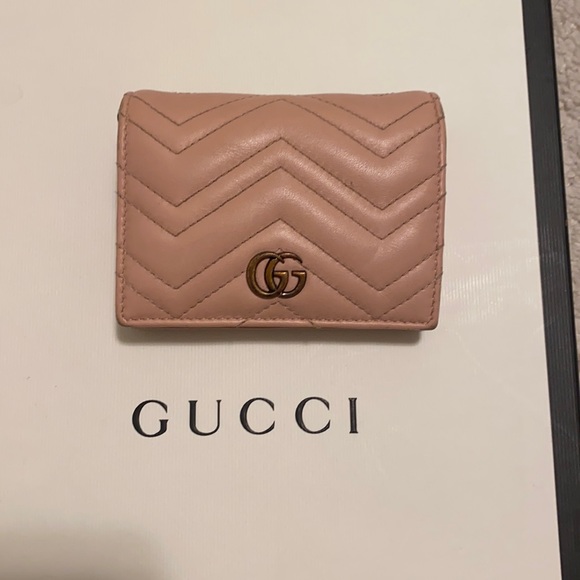 Gucci Pink Key & Card Holder - Picture 1 of 7
